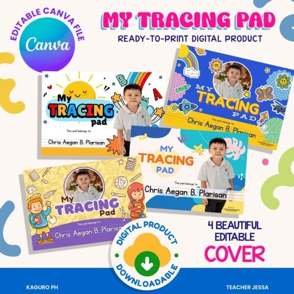 My Tracing Pad - Ready to Print Digital Products (Canva link)