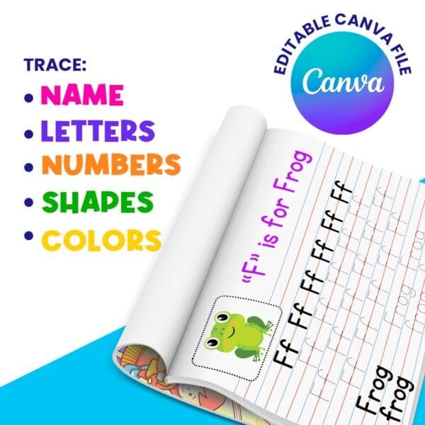 My Tracing Pad - Ready to Print Digital Products (Canva link) - Image 2