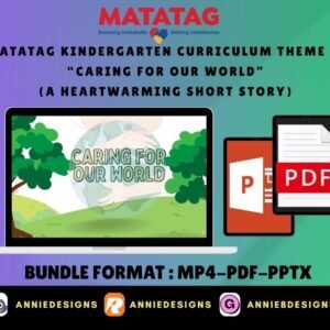 Kindergarten Theme 4 - "Caring for our World" (Short Story - MP4/PDF/PPTX) | By: Annie Bustillos @anniebdesigns