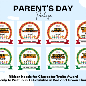 First Quarter Parent's Day Ribbon Heads