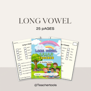Long Vowel Sound ( Reading Tracker)