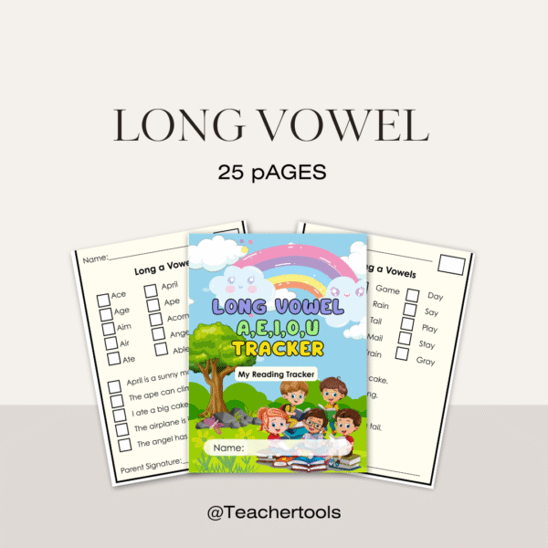 Long Vowel Sound ( Reading Tracker)