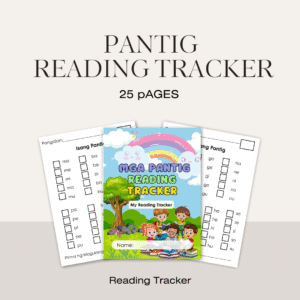 Mga Pantig na Salita ( Reading Tracker)