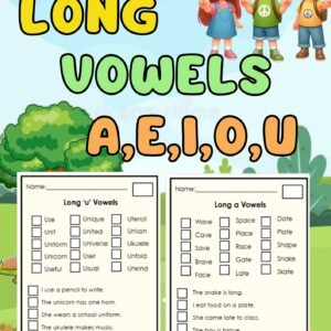 LONG VOWEL TRACKER