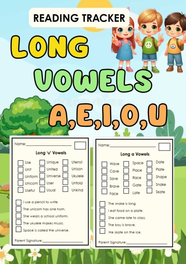 LONG VOWEL TRACKER