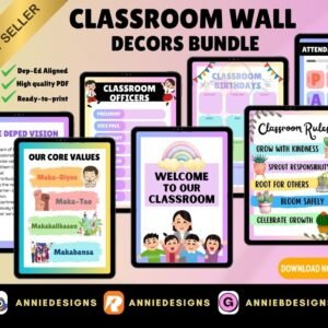 Classroom Wall Decors Bundle | By: Annie Bustillos @anniedesigns