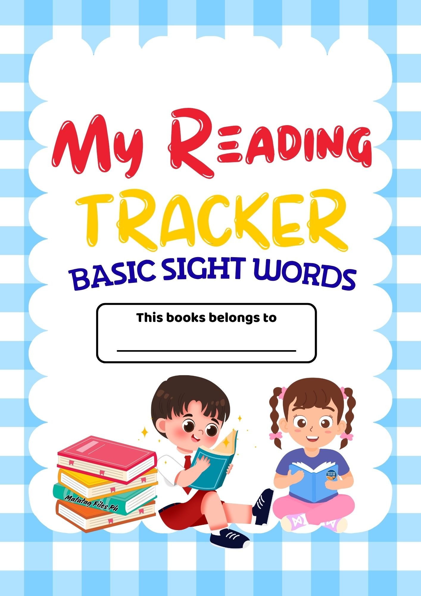 My Reading Tracker-Basic Sight Words