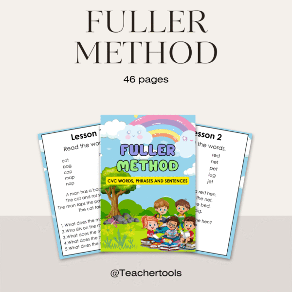Fuller method (Cvc words, phrases and sentences)