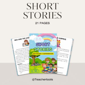 Short stories with Reading comprehensions
