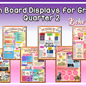 Quarter 2 Bulletin Board Display for Grade 6