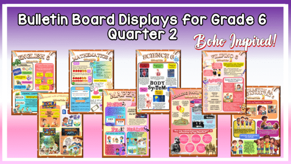 Quarter 2 Bulletin Board Display for Grade 6