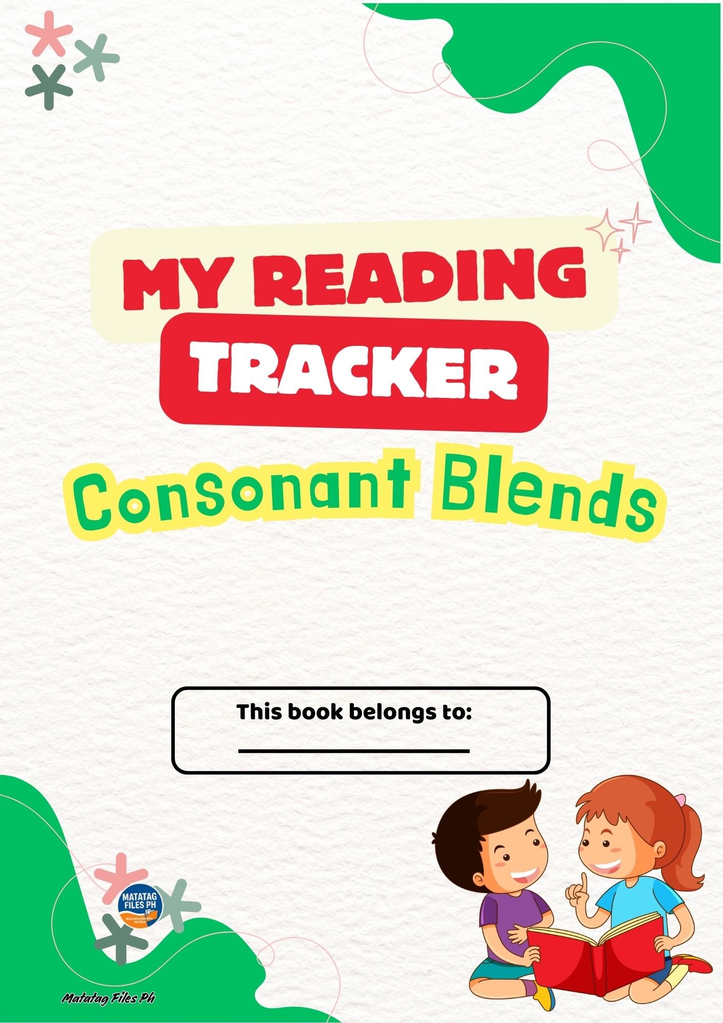 My Reading Tracker-Consonant Blends