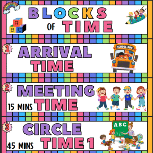 kinder blocks of time