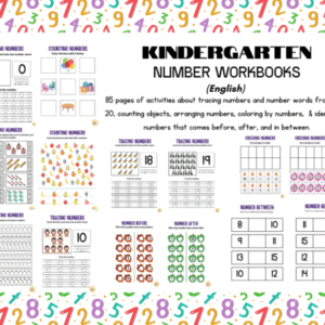 Kindergarten Number Workbook (English)