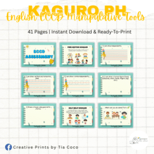 ENGLISH ECCD MANIPULATIVE TOOLS