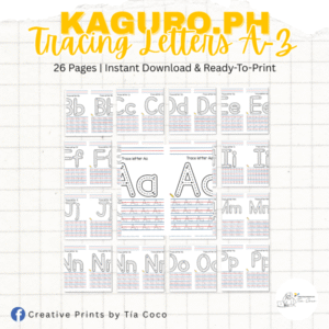 TRACING LETTERS A-Z