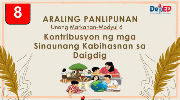 Araling Panlipunan Quarter 1, Module 6