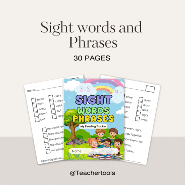 Sight Words Phrases