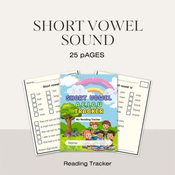 Short Vowel Sound ( Reading Tracker)