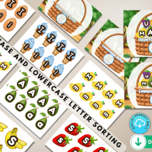 Alphabet Uppercase and Lowercase Letter Sorting Activity