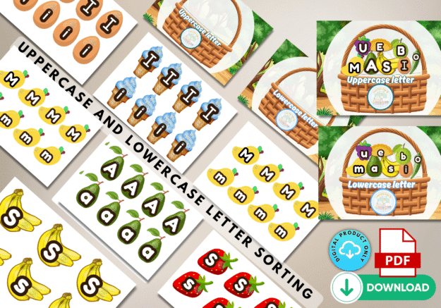 Alphabet Uppercase and Lowercase Letter Sorting Activity