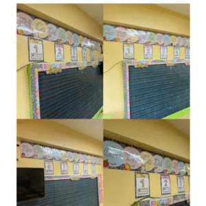 Cursive letter, Number Poster, Labels, and borders
