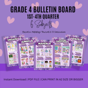 GRADE 4 Bulletin Board (PURPLE) Q1-Q4
