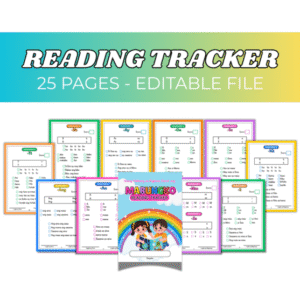 EDITABLE READING TRACKER - MARUNGKO APPROACH
