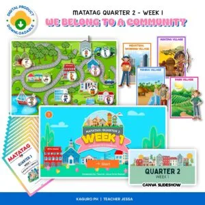 MATATAG - Quarter 2: Week 1 (Content Focus: WE BELONG TO A COMMUNITY)