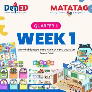 MATATAG - Quarter 1: Week 1 (Content Focus: Ako’y kabilang sa isang klase at isang paaralan)