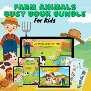Farm Animals Busy Book Bundle