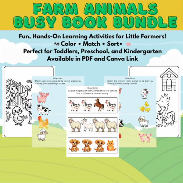 Farm Animals Busy Book Bundle - Image 2