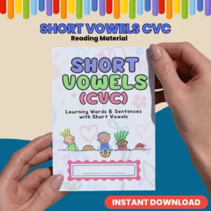 SHORT VOWELS (CVC) - WORDS AND SENTENCES