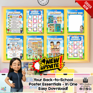 Classroom Essentials Poster Bundle (DepEd Aligned) | MZJ Creatives