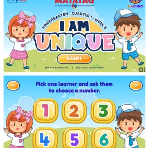Interactive Game - Kindergarten Matatag Quarter 1 - Week 3