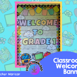 CLASSROOM WELCOME BANNER