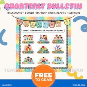 FREE – Matatag Kindergarten Quarter 1 Bulletin Display 2024 Design