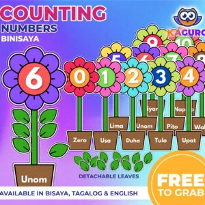 FREE - Counting Numbers - Flower Themed