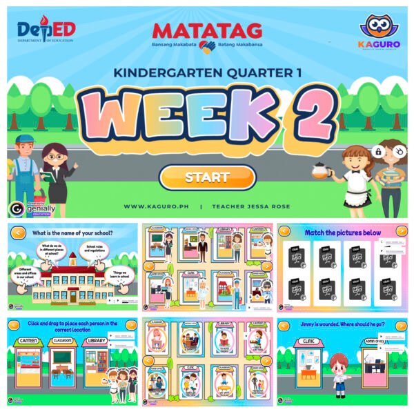 Interactive Game - Kindergarten Matatag Quarter 1 - Week 2