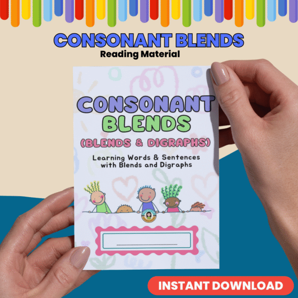 CONSONANT BLENDS & DIGRAPHS - WORDS & SENTENCES