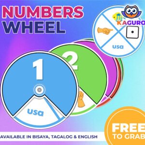 FREE - Number Wheel - English, Tagalog, Bisaya