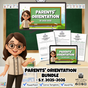 Parents' Orientation Bundle for School Year 2025–2026 | DepEd Aligned Editable Canva Templates + PPT + Docs