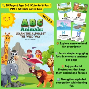 ABC Animals: Learn the Alphabet the wild way