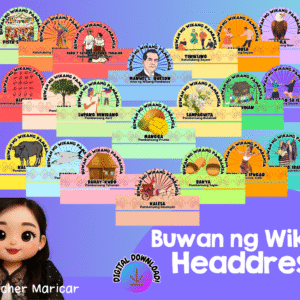 ASSORTED BUWAN NG WIKANG PAMBANSA HEADDRESS FOR KIDS