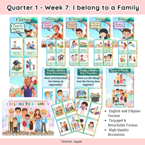 MATATAG – QUARTER 1: WEEK 7(I BELONG TO A FAMILY)