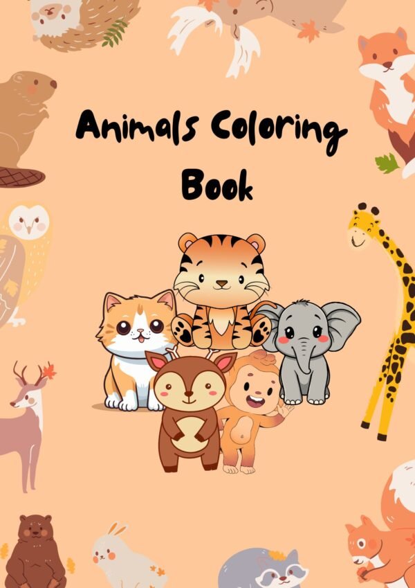 Animals coloring book
