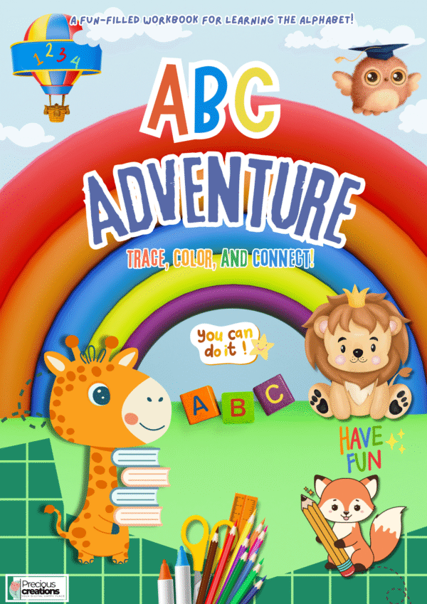 ABC Adventure:Trace, Color, and Connect!