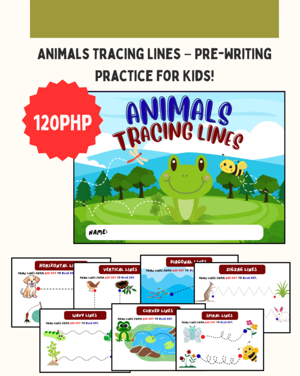 Animals Tracing Lines