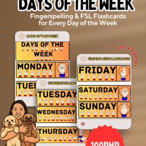 DAYS OF THE WEEK in Filipino Sign Language