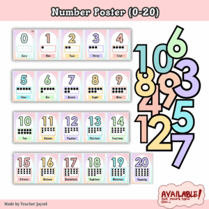 NUMBERS POSTER